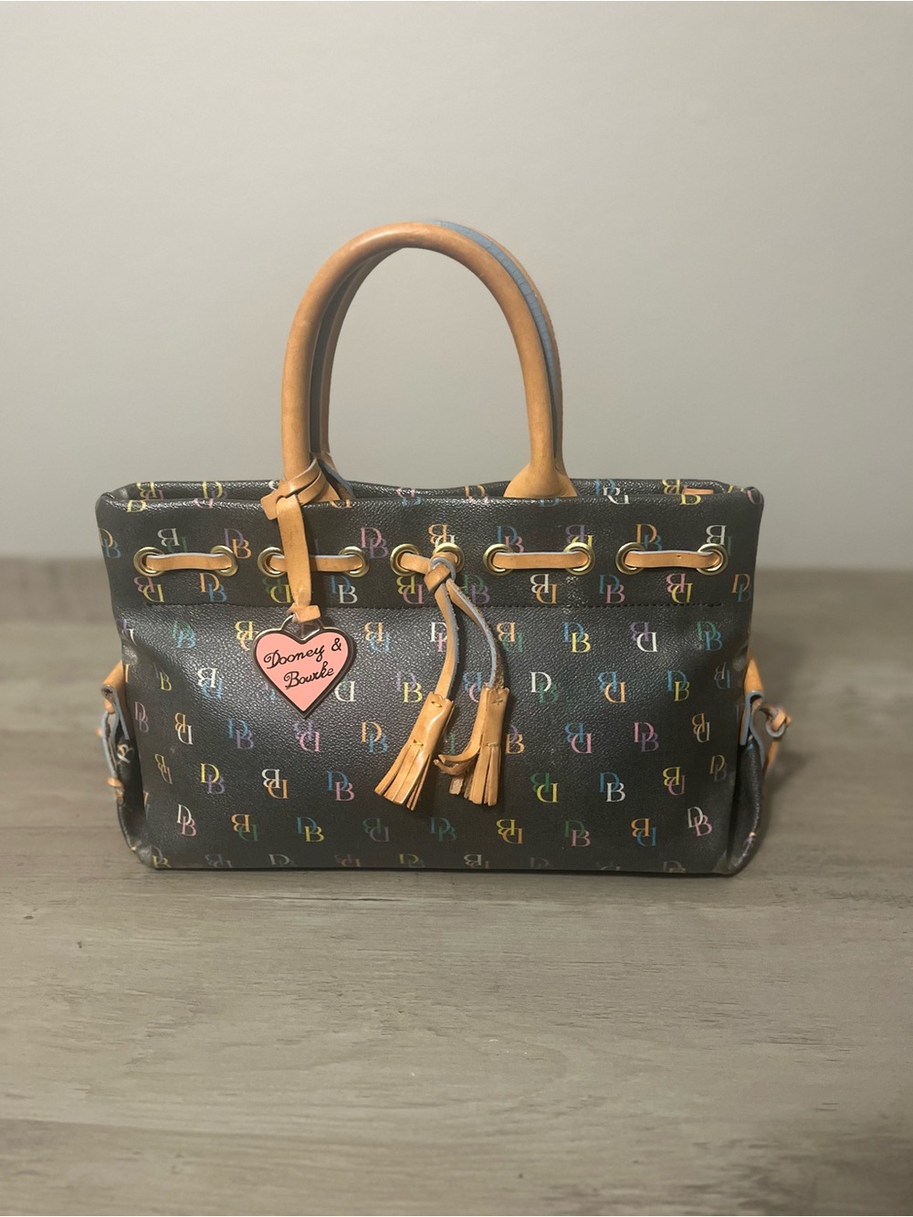Vintage Dooney & Bourke Logo Satchel